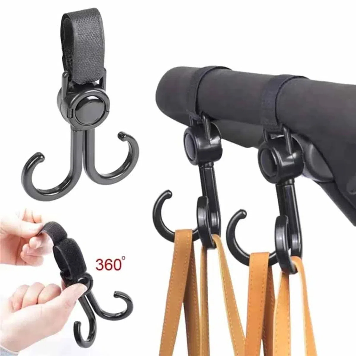 Rotatable Double Hooks Baby St - Travel Accessories Baby review and price