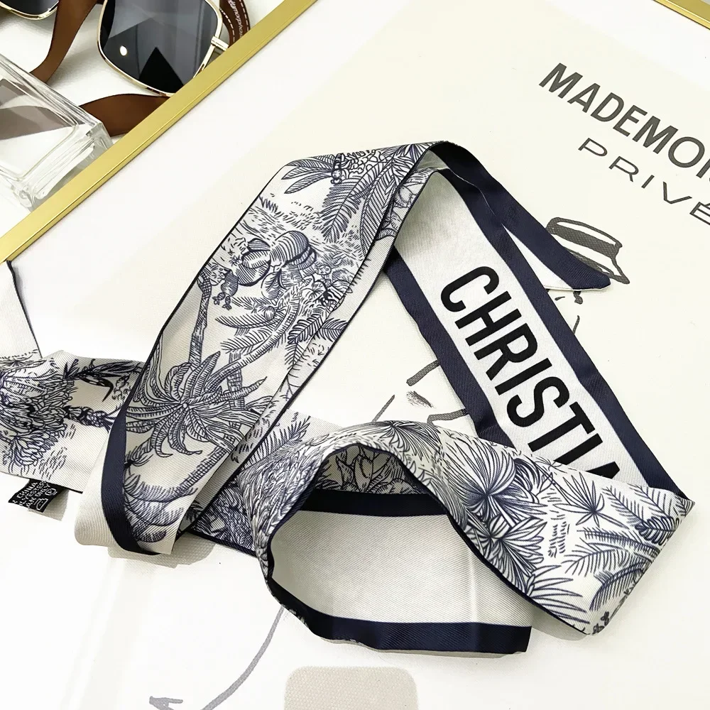 Extended Ribbon Scarf, Silk Ha - Travel Accessories Aesthetic review and price
