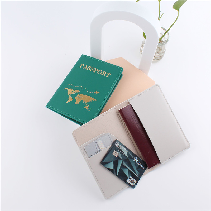 1PCS PU Leather Map Passport C - Travel Accessories Wallet review and price