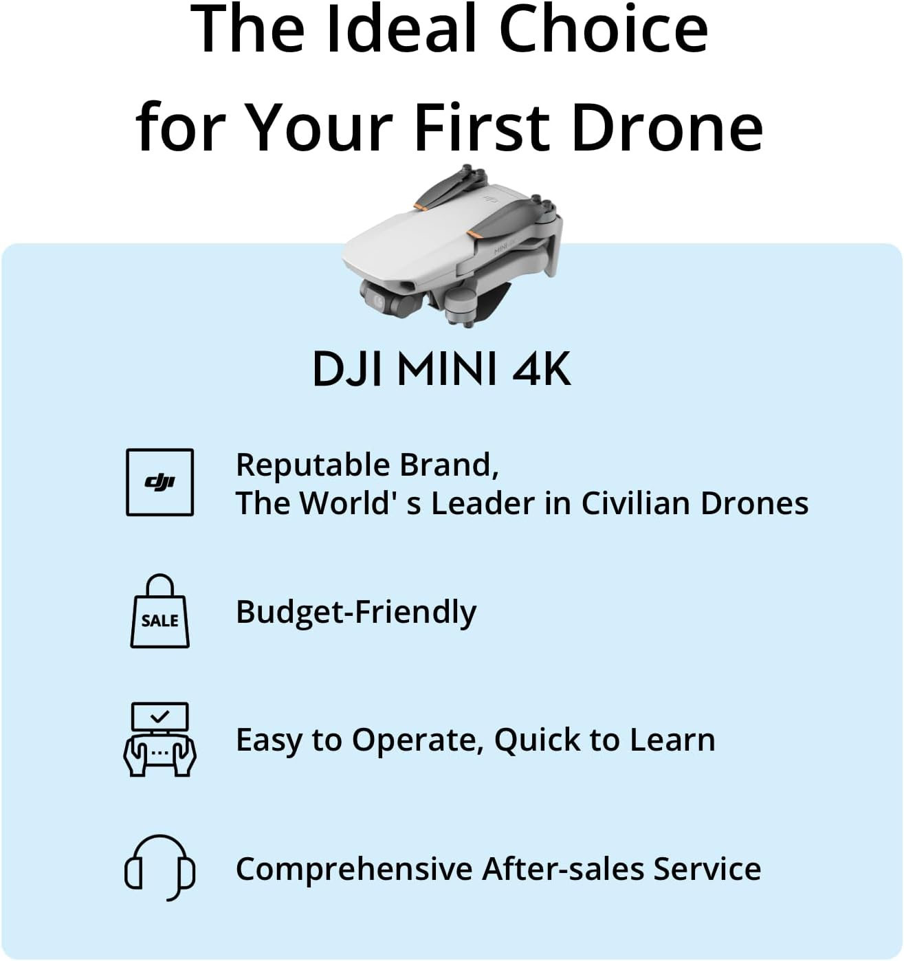 DJI Mini 4K Drone with Optiona - Travel Accessories Long Flight review and price