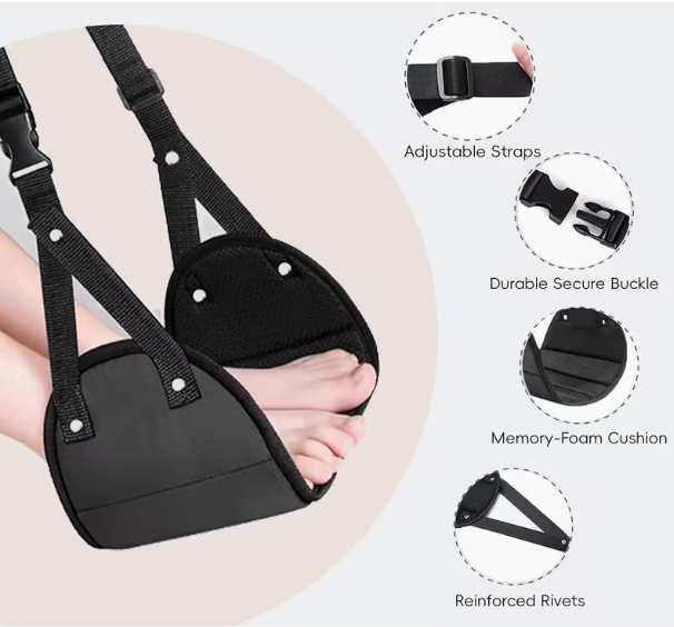 Adjustable footrest with N por - Travel Accessories Long Flight review and price