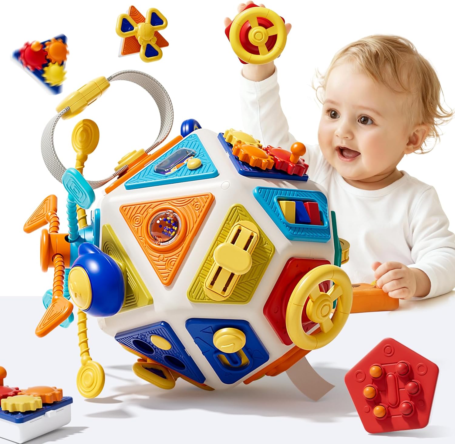Baby Busy Board Activity Cube  - Travel Accessories Baby review and price