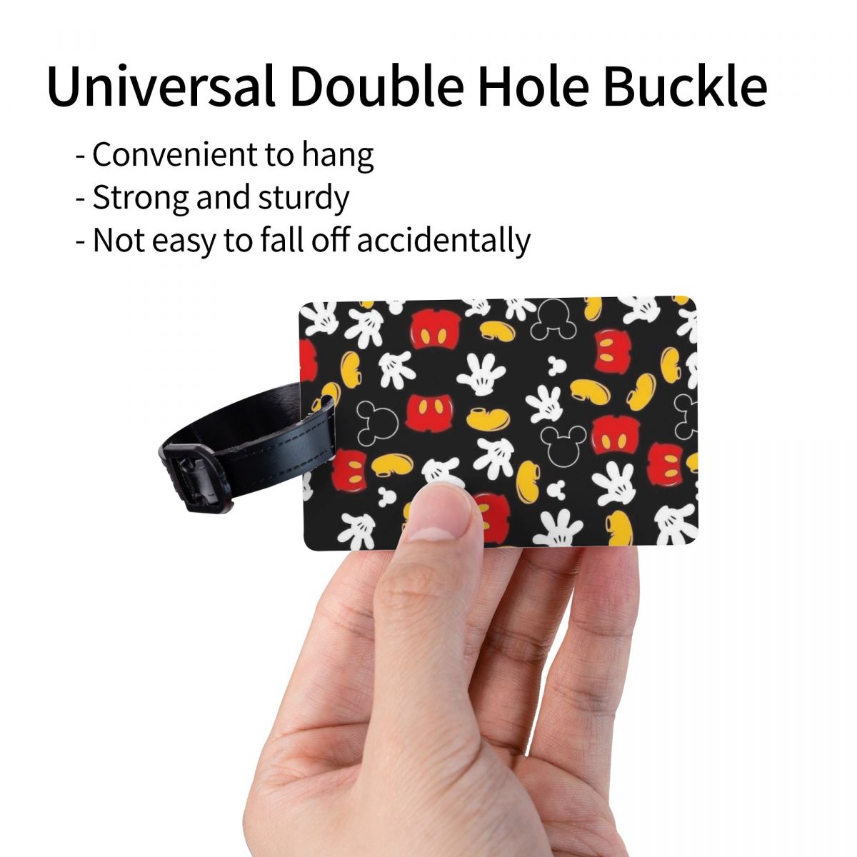 Custom M-Mouse  Luggage Tag fo - Luggage Cover Protector review and price