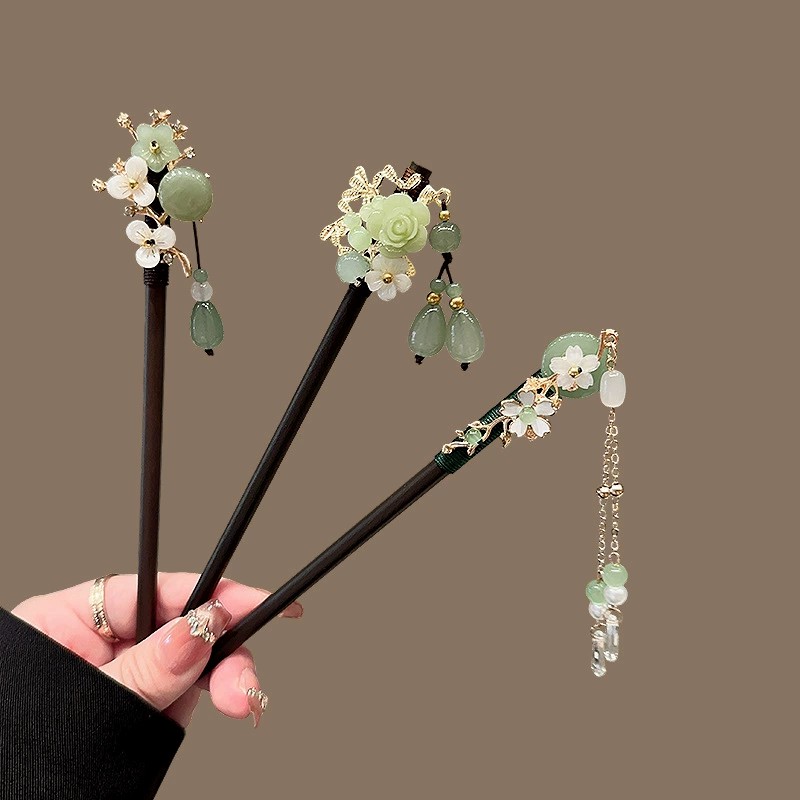 Antique Wooden Hairpin Women's - Travel Accessories Aesthetic review and price
