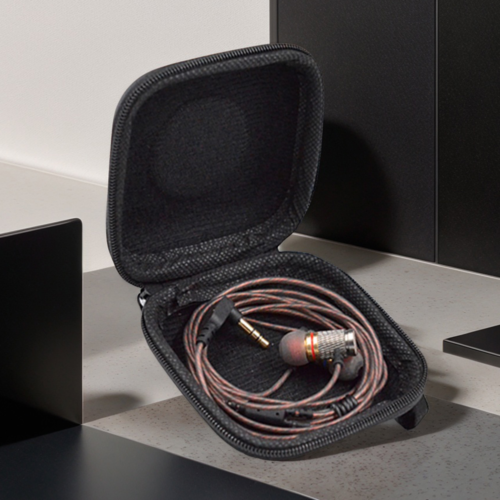 1-10PCS KZ Earphones Case PU L - Travel Accessories Organizer Bag review and price