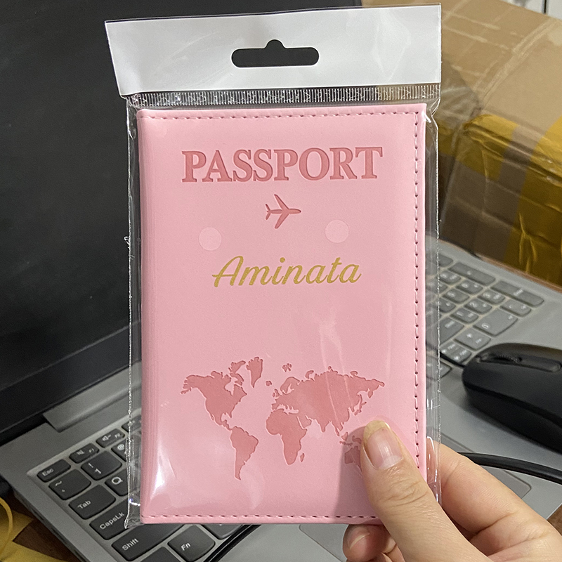 Custom Gold Color Name on Pass - Travel Accessories Wallet review and price