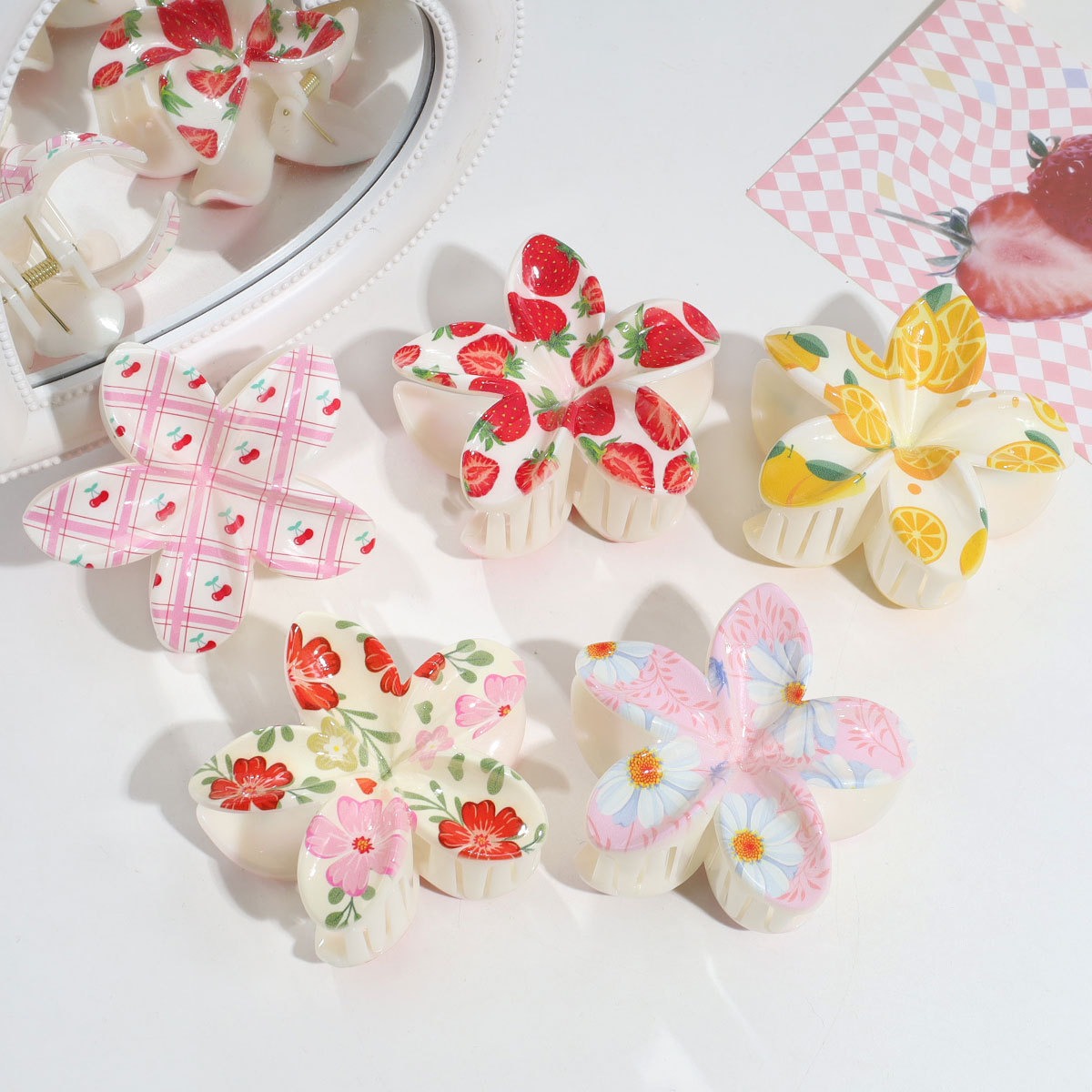 3pcs Cute Fashion Colorful Fru - Travel Accessories Aesthetic review and price