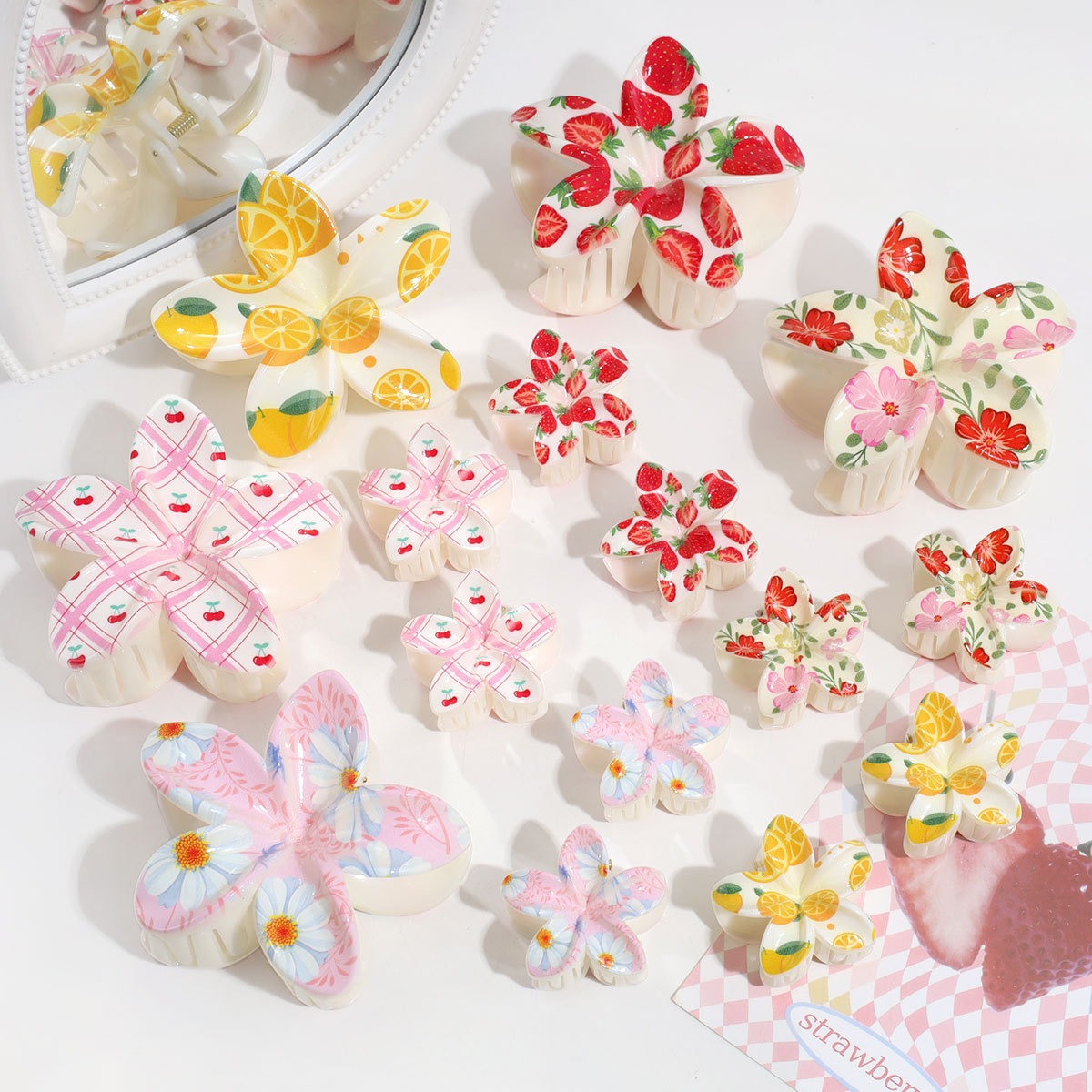 3pcs Cute Fashion Colorful Fru - Travel Accessories Aesthetic review and price