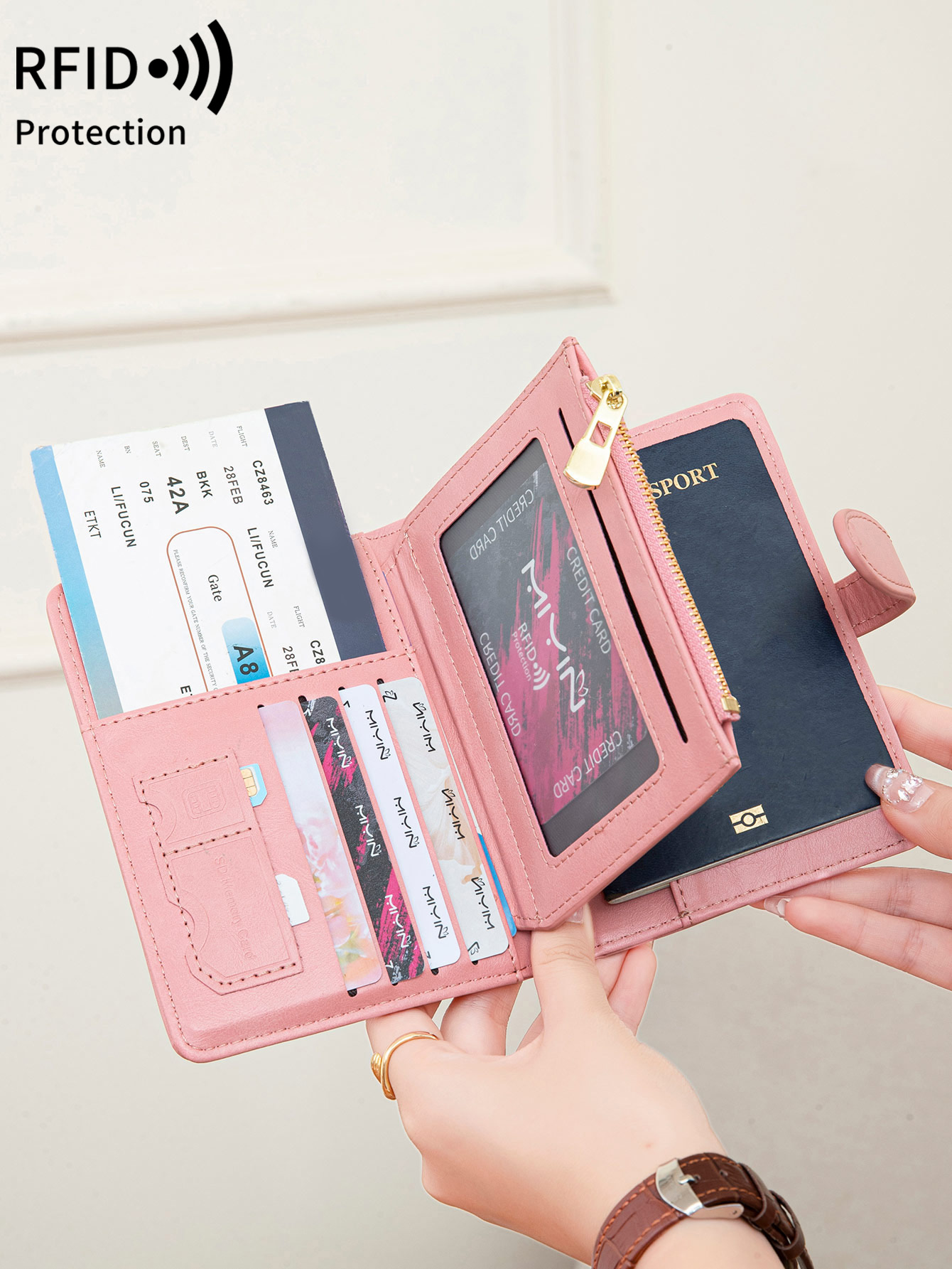 Multi Functional RFID Anti-The - Travel Accessories Wallet review and price